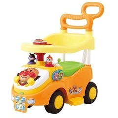 アンパンマン　よくばりビジーカー　手押し車　足こぎ　おもちゃ 乗用玩具