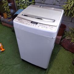 美品 Hisense洗濯機 2018年製造 7,5kg 風乾燥機...