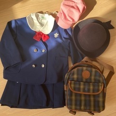 女の子セット.制服、帽子、リュック 