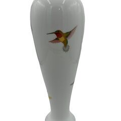 花瓶　ハチドリ　大倉陶園