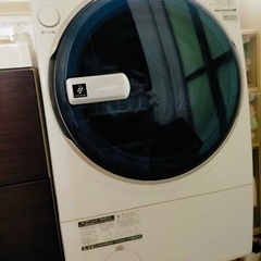 シャープ　SHARP ドラム式洗濯機 ES-V210 ホワイト