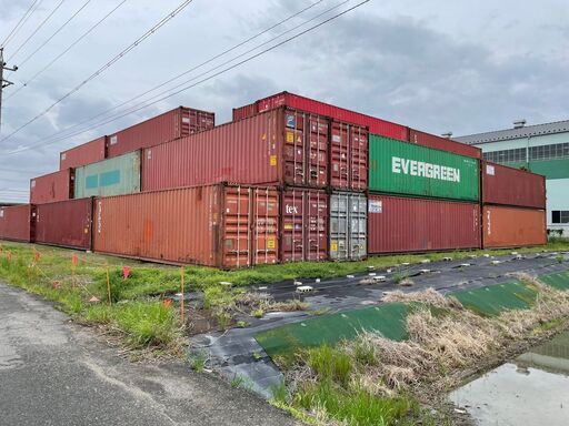 在庫限り！中古整備済40F海上コンテナを最安値でご提供！