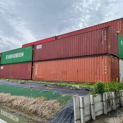 在庫限り！中古整備済40F海上コンテナを最安値でご提供！