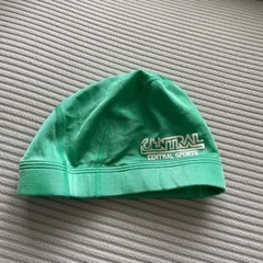 セントラルスポーツ 緑帽子 キャップ　帽子　水泳　
