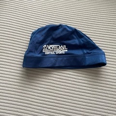 セントラルスポーツ 青帽子 水泳帽　キャップ　スイミング