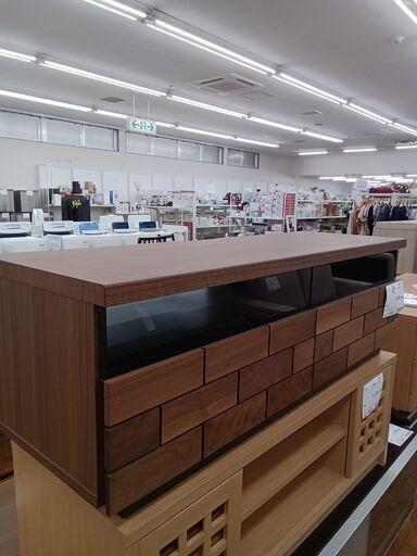 ★ジモティ割あり★  TV台 木目調 H34×D40×W120 クリーニング済み MT1311