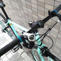 ☆26日(日)まで3,000円引き😆🎵美車❗前後タイヤ他　新品❗　700C　6段変速クロスバイク❗②