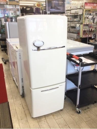【✨レトロてオシャレ♪❗️✨Will FRIDGE mini❗️✨】定価¥50,800  National/ナショナル  162L冷蔵庫  NR-B162R  2005年製  2ドア  レトロ  キッチン  単身用  1人暮らし