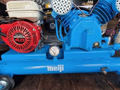 エアー コンプレッサーエンジン meji 明治 GE-3A