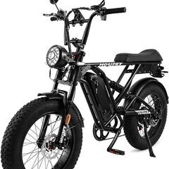 Houpet 原動機付自転車 20×4.0インチ ファットバイク 500Wモーター 