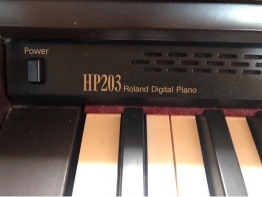 決まりました:電子ピアノ(デジタルピアノ)Roland HP203