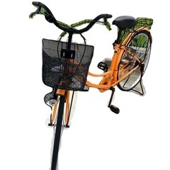 自転車 オレンジ