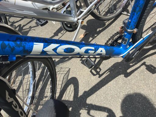 KOGA シクロクロスバイク 自転車 ロードバイク KOGA CROSS RACER 青 チャリ No.800● ※現金、クレジット、スマホ決済対応※