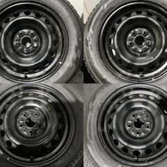 【YOKOHAMA ice GUARD iG60 185/60R15】スタッドレス【TOYOTA 170系 シエンタ 純正ホイール 15インチ 4本 5.5J5HPCD100+39】20年製(MTM340)クレジットカード QRコード決済可能