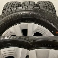 【DUNLOP WINTER MAXX WM02 195/65R15】スタッドレス【TOYOTA 50プリウス 純正ホイール 15インチ 6.5J5HPCD100+40】19年製 バリ溝 (MTR174)クレジットカード QRコード決済可能