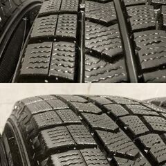 【DUNLOP WINTER MAXX WM02 195/65R15】スタッドレス【TOYOTA 50プリウス 純正ホイール 15インチ 6.5J5HPCD100+40】19年製 バリ溝 (MTR174)クレジットカード QRコード決済可能