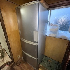 シャープ　ノンフロン冷凍冷蔵庫　SJ-WA35P-S 2009年...
