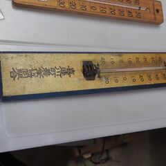 レトロな温度計、アンティーク、珍品