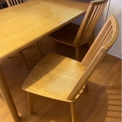 浜本工芸　家具 北欧　ダイニング5点セット