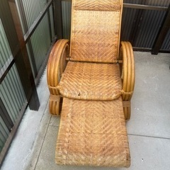 アンティーク 籐椅子