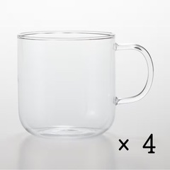 無印良品　耐熱ガラス マグカップ　約360ml