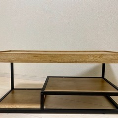 【3段収納】ローテーブル