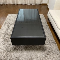 IKEA ガラストップ ローテーブル RAMVIK ビンテージ　...