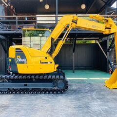 ミニ油圧ショベル コマツ PC78UU-8 クレーン仕様