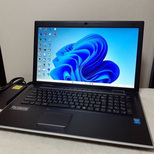 THIRDWAVE　Diginnos Critea　17インチ　i7　8GB　SSD（256）　Wi-Fi　Bluetooth　ブルーレイ　テンキー　Office2021　Windows11