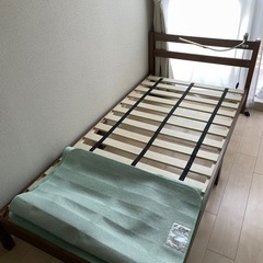【オマケ付き】家具 ベッド シングルベッド