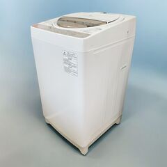 24C307_ジC TOSHIBA 東芝 7kg全自動洗濯機 ZABOON AW-7G8 2020年製 中古【来店引き取り歓迎】