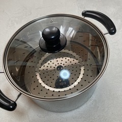 ステンレス 蒸し器 中型兼用鍋