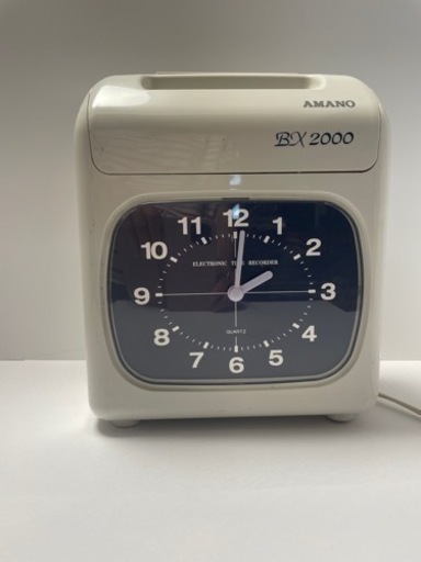 【動作確認済み】amano bx2000 タイムカード　タイムレコーダー　税込み標準価格より、¥29,450 お得！更に値下げしました！