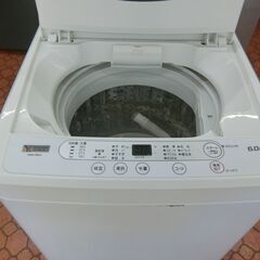 ID 184916　洗濯機6K　ヤマダ　２０２０年　YWM-T60G1