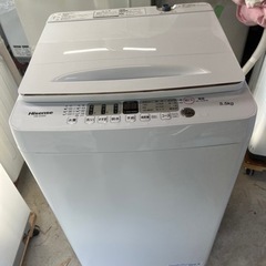 【分解清掃済み！】2022年製ハイセンス全自動洗濯機5.5kg/...
