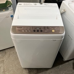 O2405-726 Panasonic 全自動電気洗濯機 NA-F70PB11 2018年製 7kg 動作確認済み キズ汚れ有り