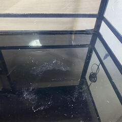 爬虫類用90センチ水槽・台・コンパクトトップ・加湿器の4点セット