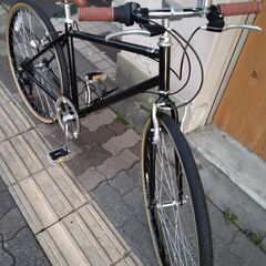 Fit‛s[フイッツ]700c シティクロスバイク 6speed/ブラック Fit‛s