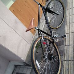 美品☆26吋 シティクロスバイク 6speed/マットブラック