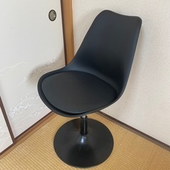 バニラ　ラウンジチェア　椅子　デスク　黒