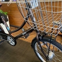 【前後タイヤ・チューブ新品！】 LEDオートライト　6段変速　20インチ子供乗せ自転車　ブラウン
