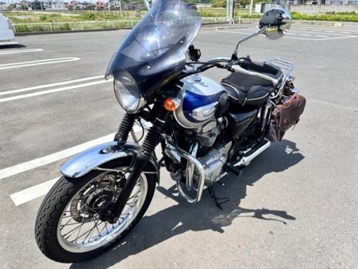 カワサキ　川崎　W650 1999年　posh ポッシュキャブトンマフラー