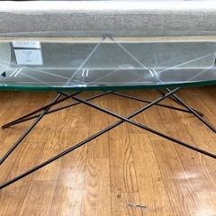 【希少美品】IDÉE O.R.T.F. ローテーブル　ガラストップ IDEE （イデー）ガラスローテーブル O.R.T.F. 店頭にて販売中！