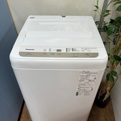 I466 🌈 Panasonic 洗濯機 （5.0㎏） ⭐ 動作確認済 ⭐ クリーニング済