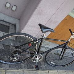 美品☆[SPEED WORD]POWERFUL(パワフル)700c クロスバイク 6speed/ブラック