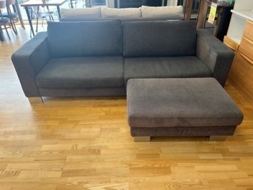 N632★BoConcept製★オットマン付き3Pソファ★ソファー★幅2310mm