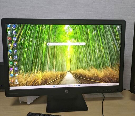 中古☆HP デスクトップPC(slim) i5 + HP 23インチモニターFullHD2枚
