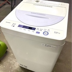 シャープ 全自動洗濯機 5.5kg ES-GE5A-V  201...