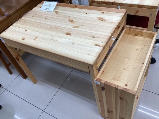 デスク　無印良品　ワゴン付き