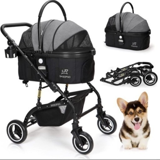 新品未使用　ペットカート SKISOPGO